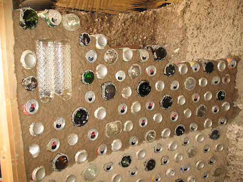 recycled anis glass bottles