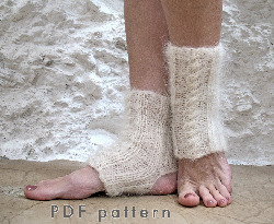 yoga sock pdf knitting pattern